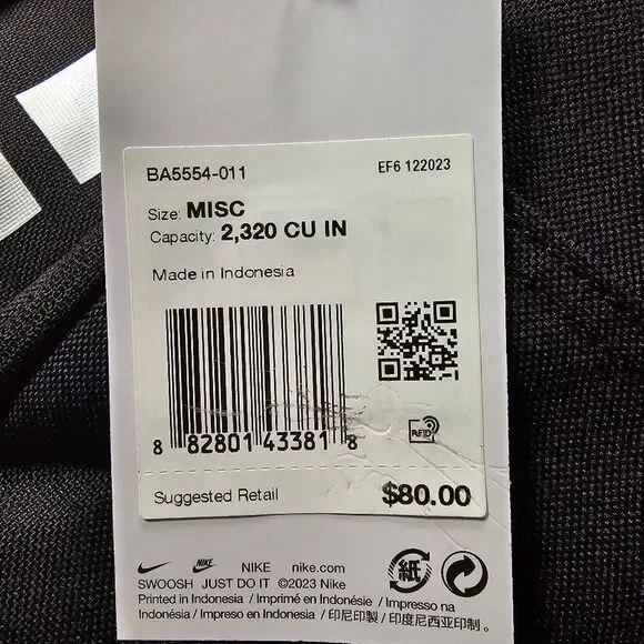 Nike Hoops Elite Pro Backpack Black New BA5554-011 - Picture 3 of 9